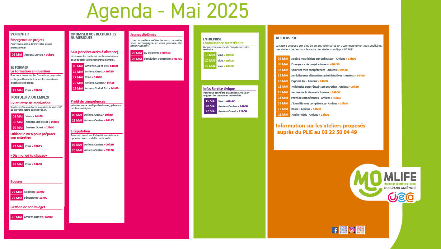 agenda Mai