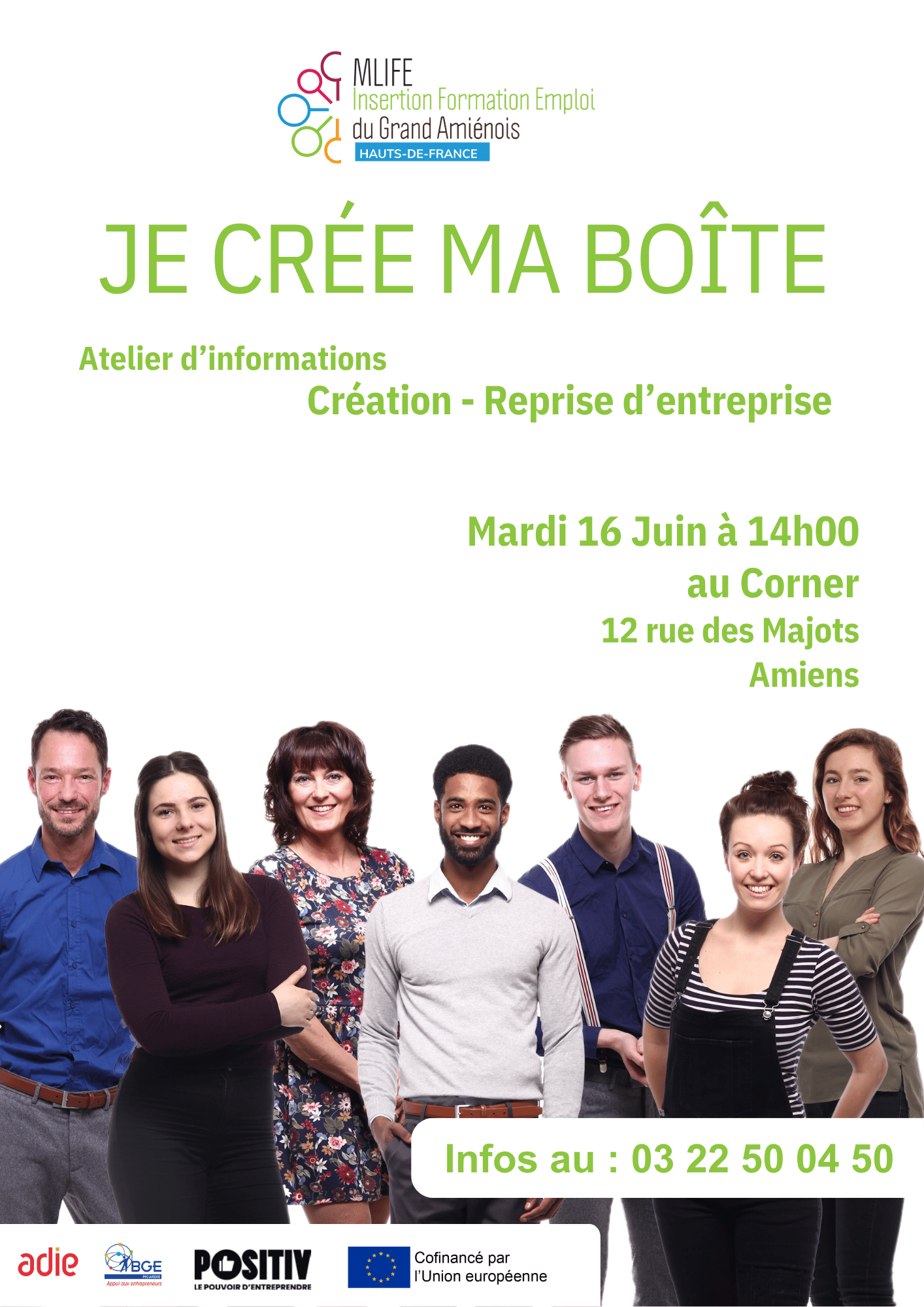 affiche création mardi 16 juin 2026 Corner