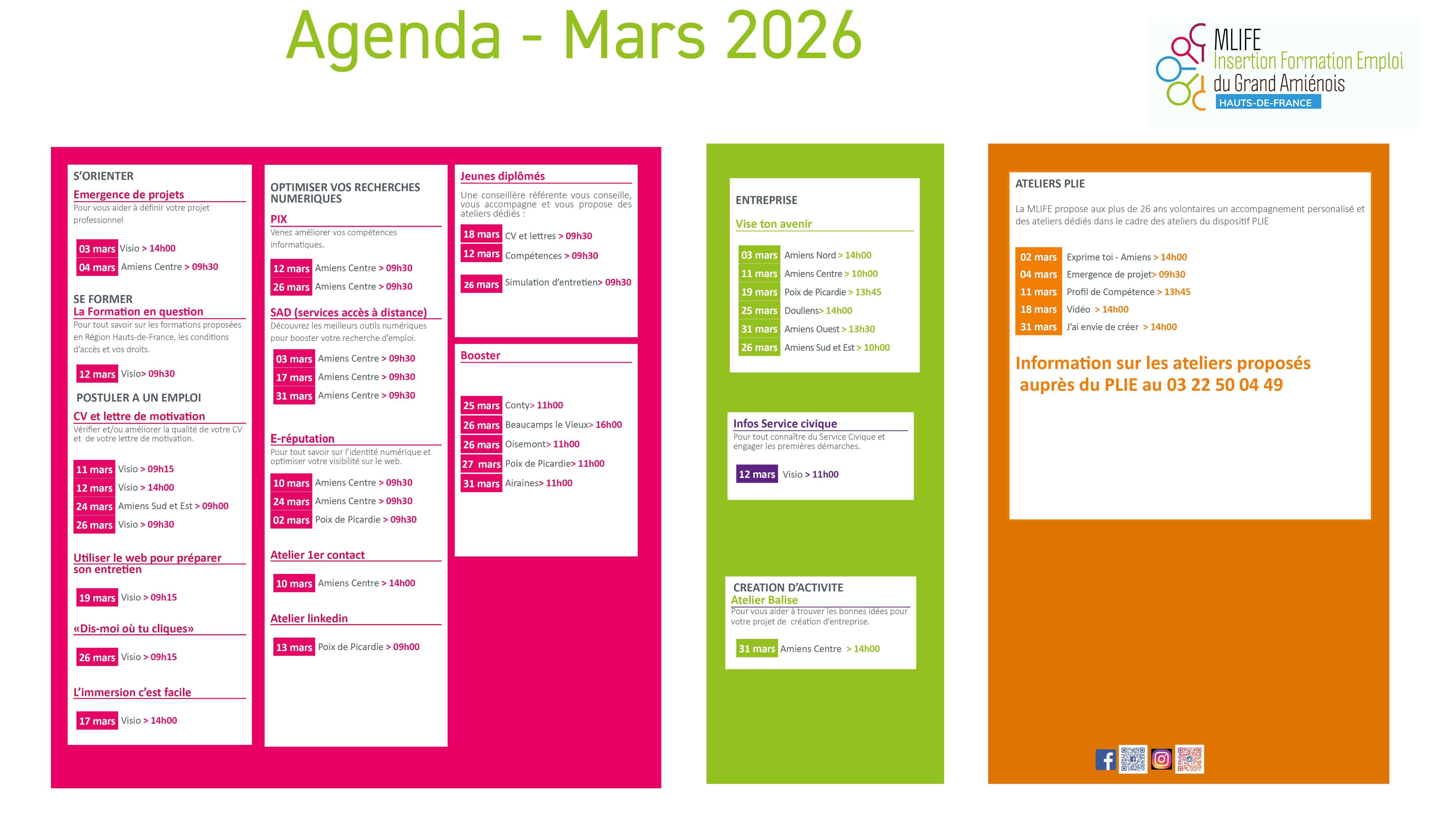 agenda mars 2026